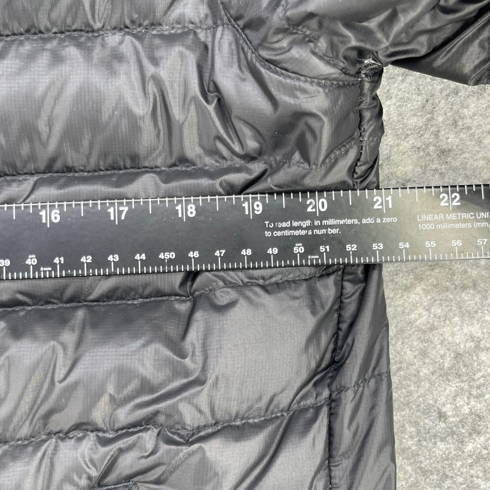 LL Bean Ultralight 850 Down Jacket Men Medium Black DownTek Water Repellent Gorp - Picture 6 of 16
